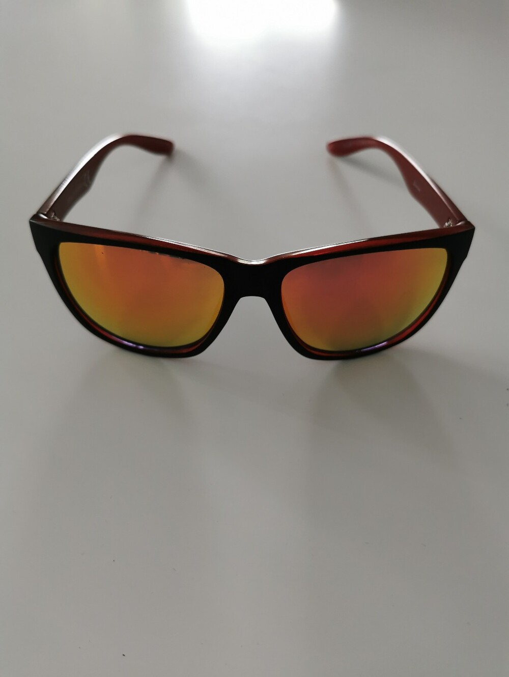 Ripzone Stealth Black And Red Mirrored Len Sunglasses